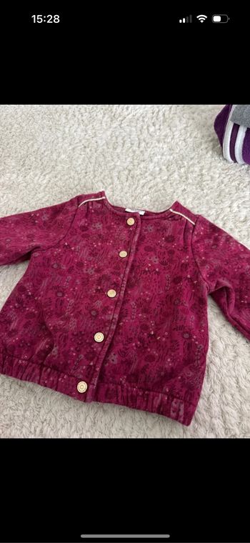 Veste Gillet polaire à l intérieur