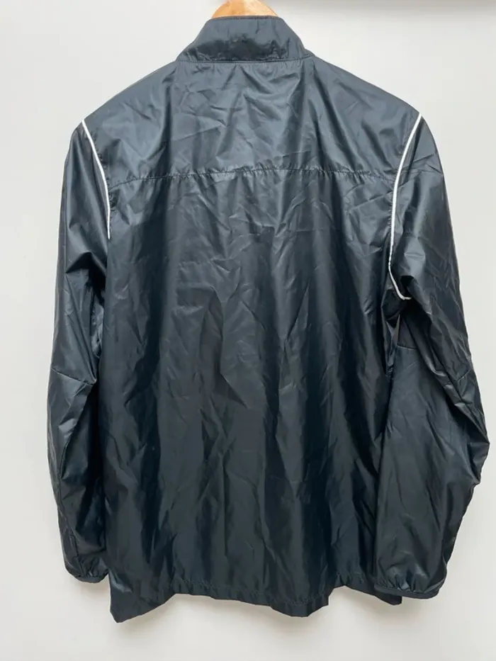Nike black Windbreaker track jacket Mens M - photo numéro 2
