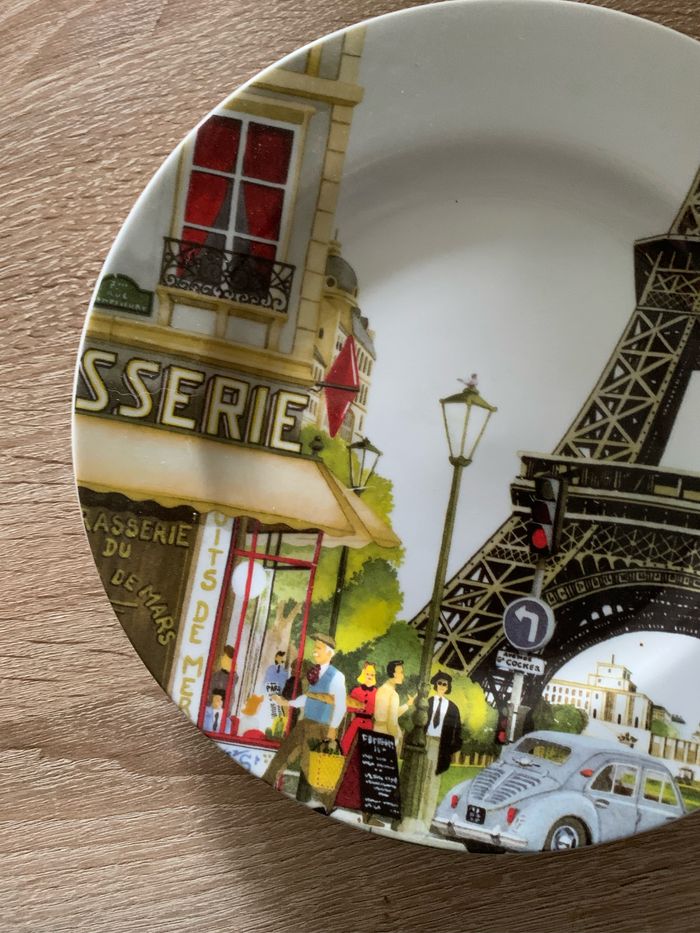 Grand bol et dessous de tasse Paris - photo numéro 7