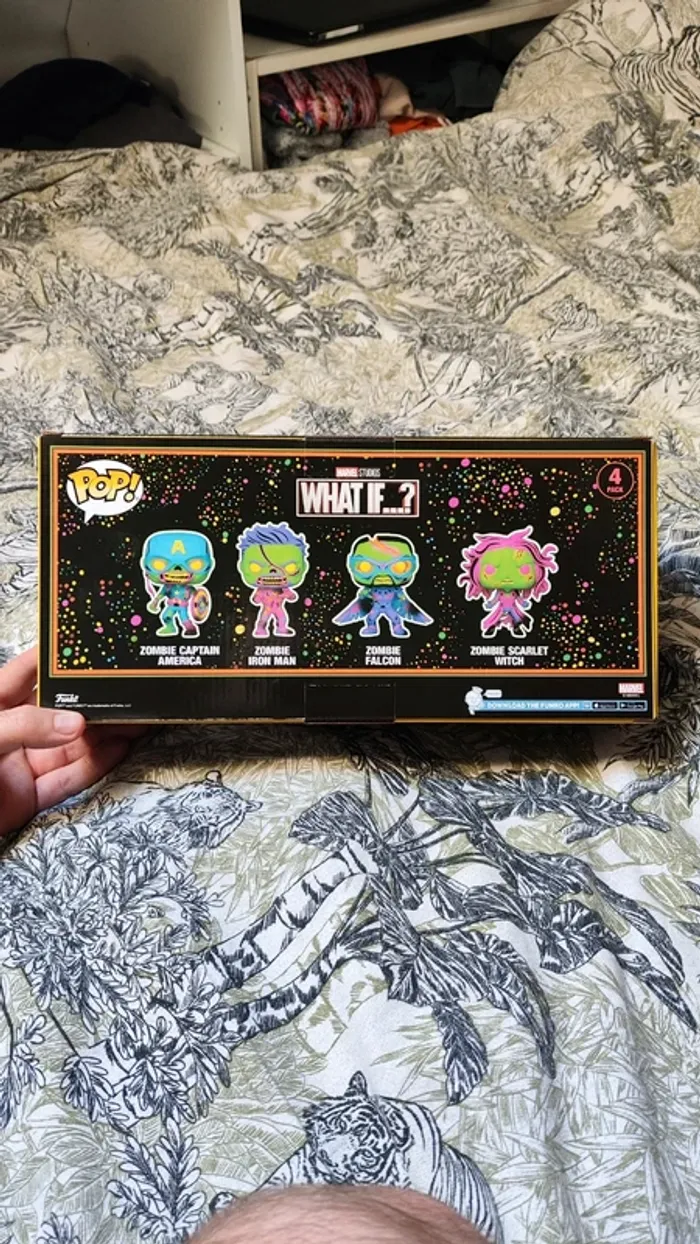 What if ? Lot de 4 Zombie Avengers Funko pop édition spéciale - photo numéro 2