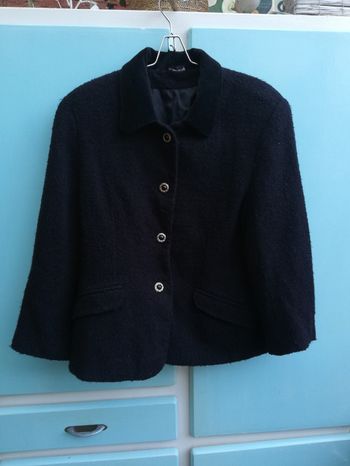 Veste noire en laine