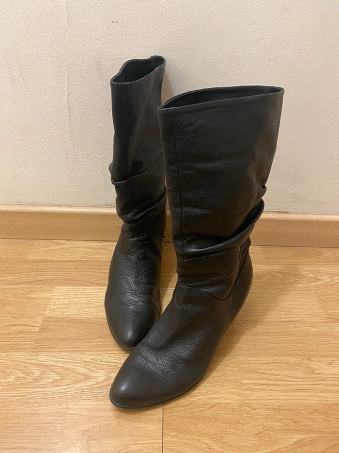 Bottines noires Freeflex Taille 38 - photo numéro 6