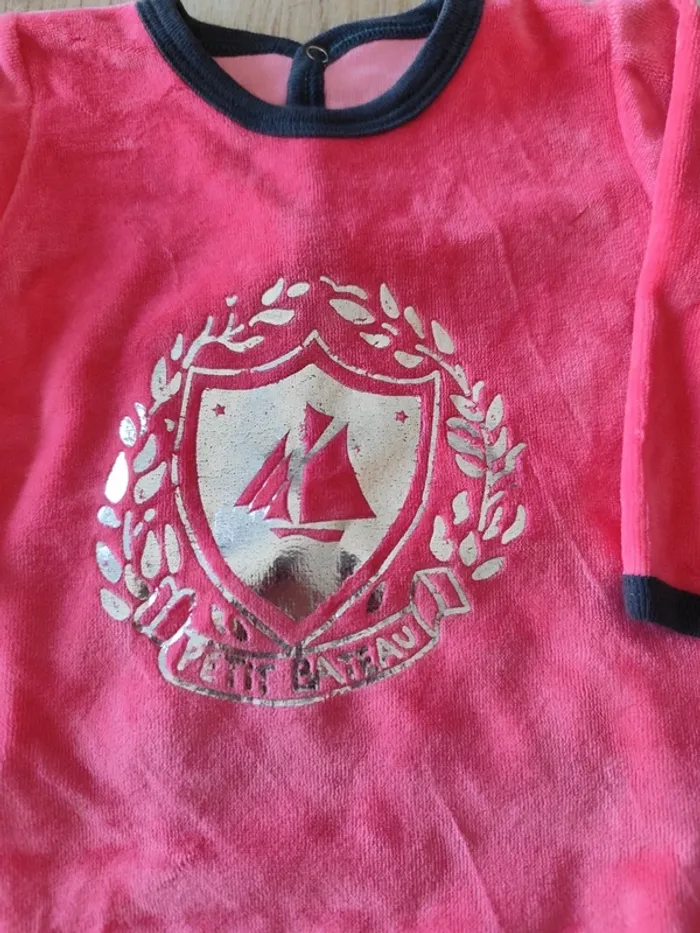 Pyjama velours Petit bateau - photo numéro 2