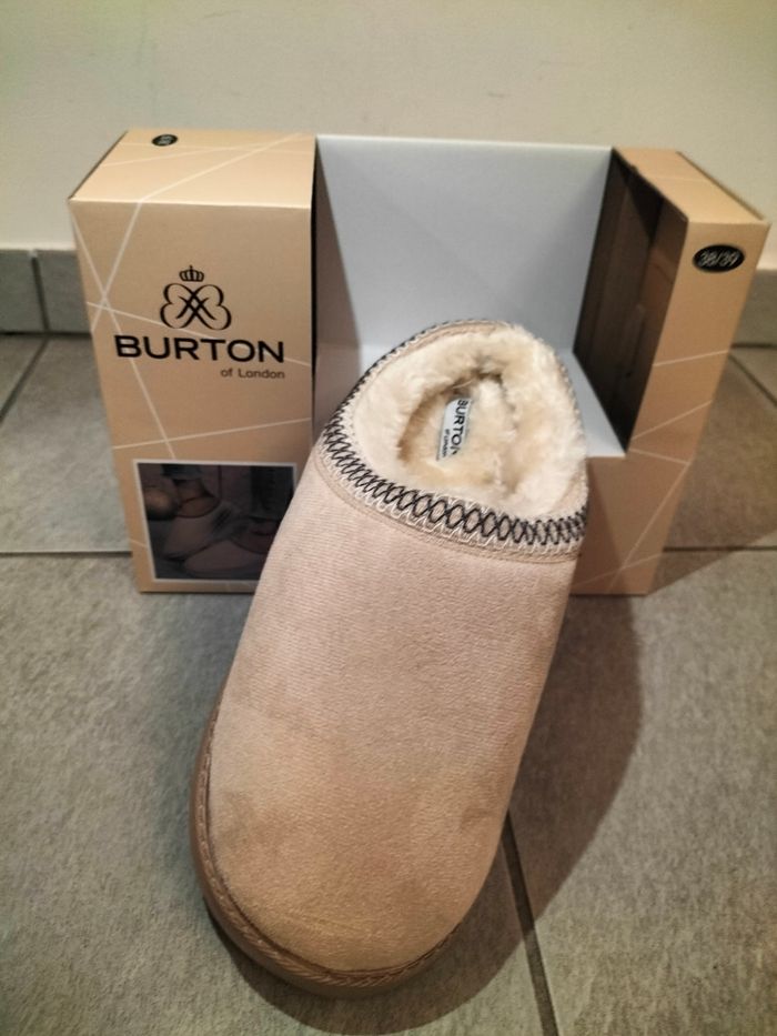 Mules femme Burton couleur beige taille 38 39 - photo numéro 2