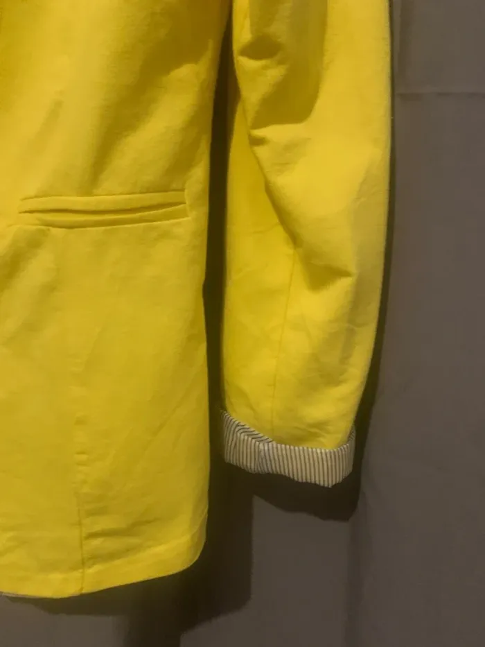 veste blazer jaune - photo numéro 3