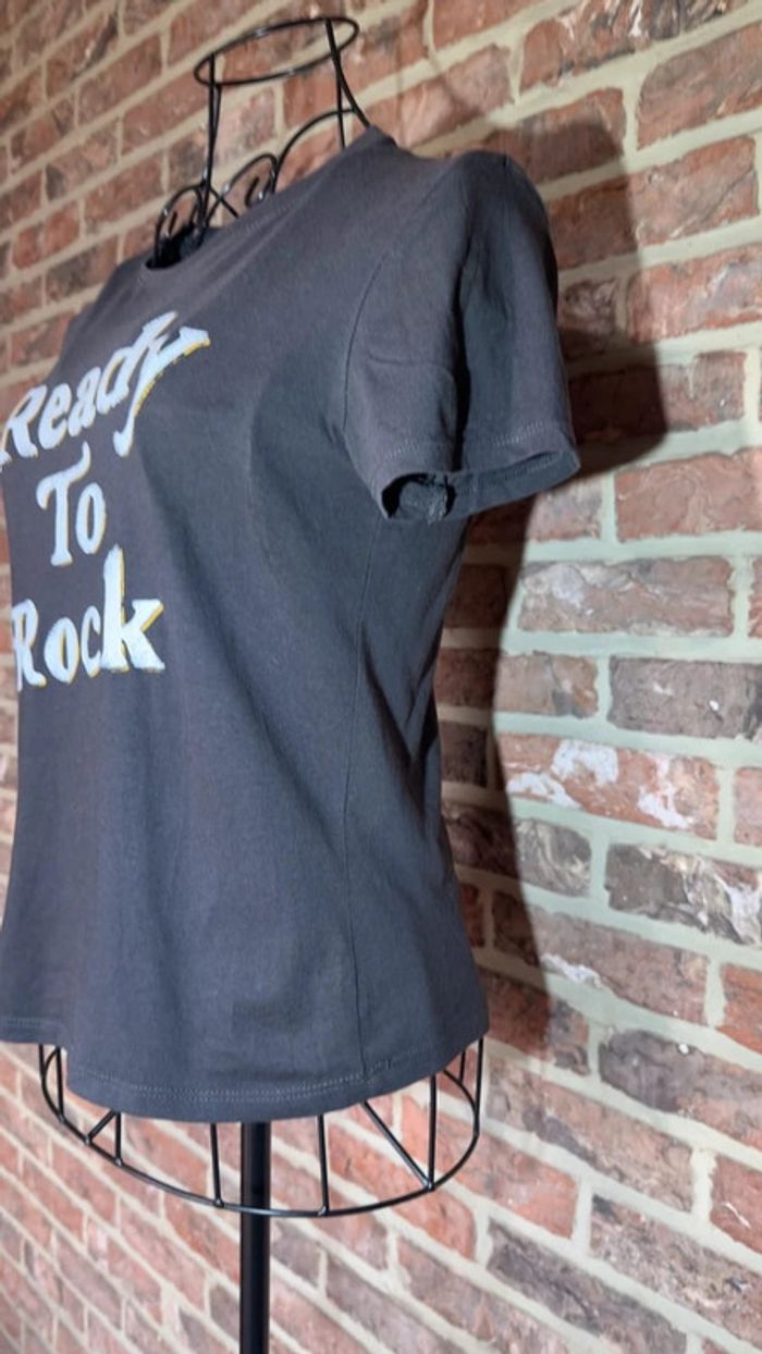 T-shirt gris Ready To Rock Kiabi XS / 14 ans - photo numéro 6