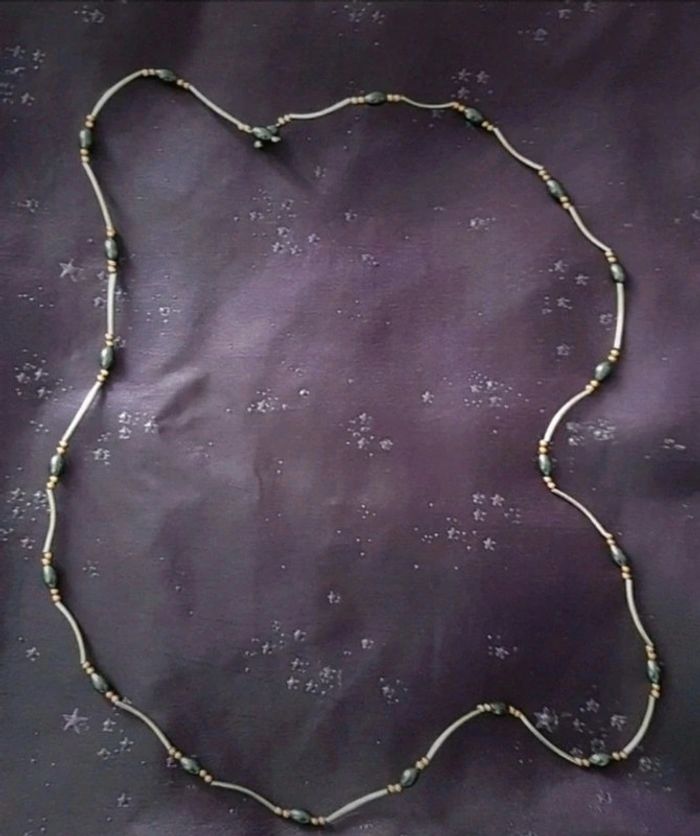 Collier ou bracelet aimanté marron noir et argenté - photo numéro 10