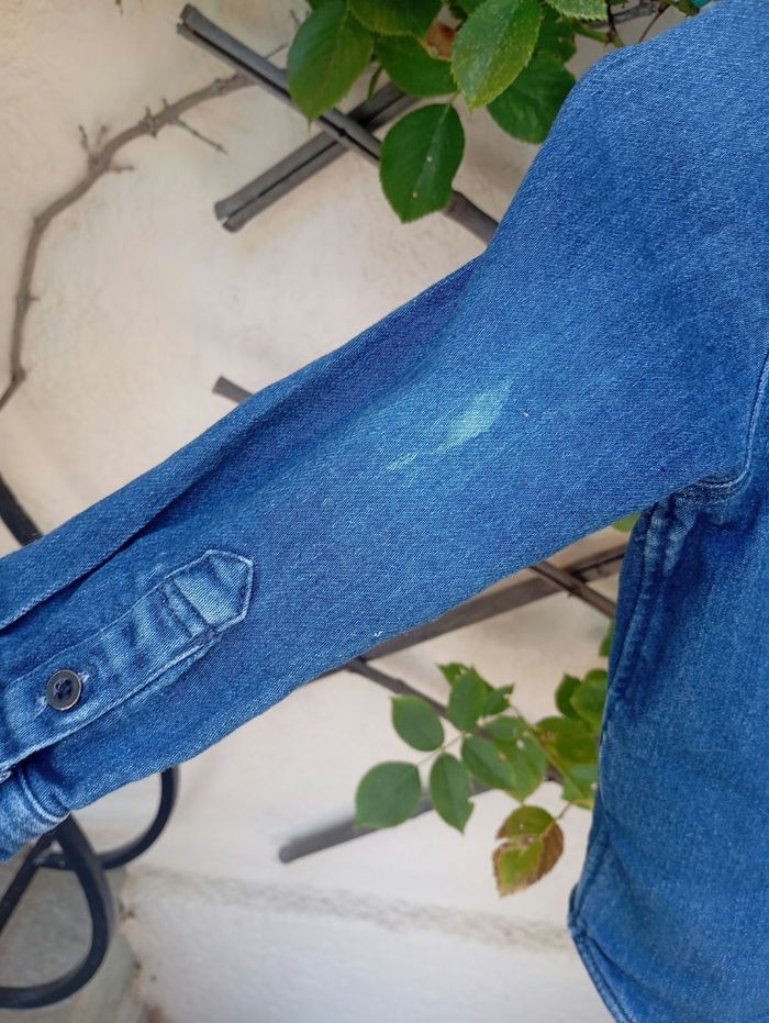Veste demi-saison en jean 3/4 ans - photo numéro 4