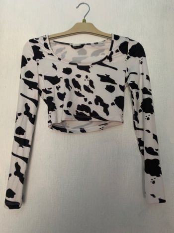 Top blanc et noir Shein taille XS