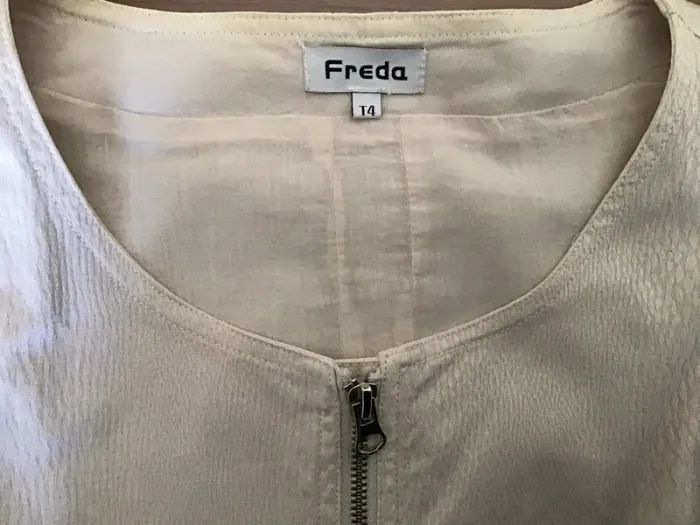 Petite veste légère crème - photo numéro 2