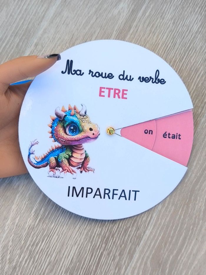 Roue du verbe être à l'imparfait - photo numéro 3