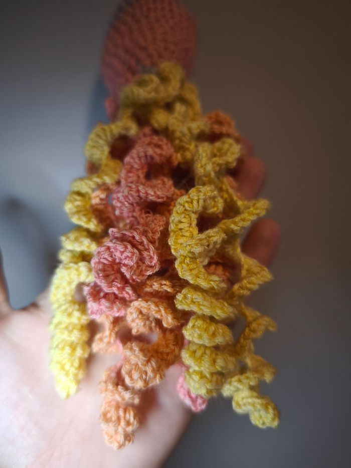 Pieuvre doudou au crochet fait main – apaise et rassure bébé 🌈 - photo numéro 7