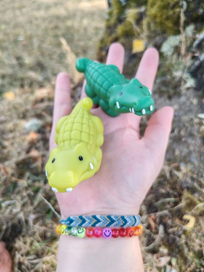 Couple de crocodiles little people - photo numéro 2