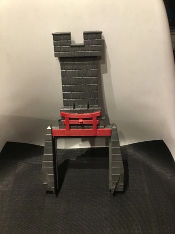 Playmobil Façade d’entrée gris foncé citadelle secrète du dragon 5479 5480 pièce détachée