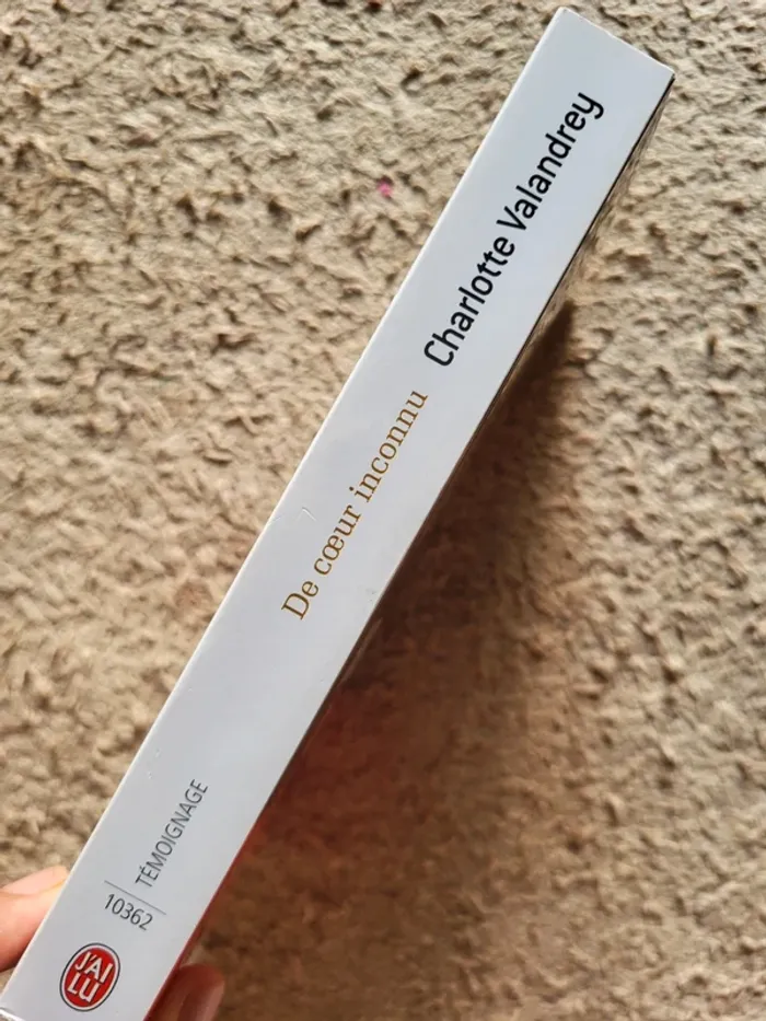 Livre "De cœur inconnu" de Charlotte Valandrey - photo numéro 4