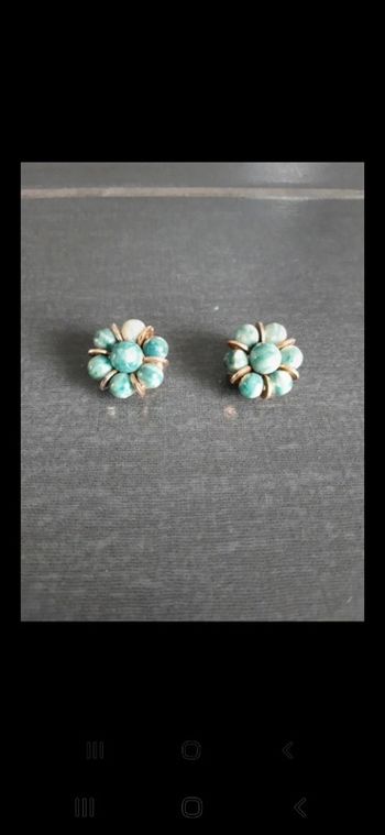 Boucles d'oreilles pinces vintage