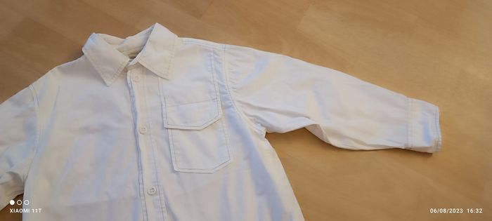 Chemise garçon taille 4 ans blanche - photo numéro 2