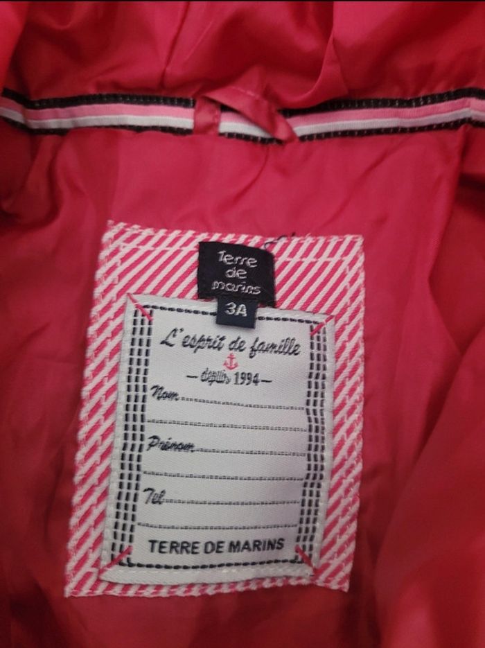 Manteau fille Terre de Marins 3 ans - photo numéro 3