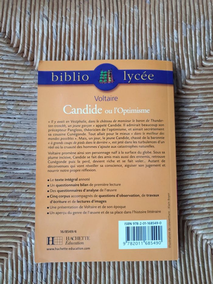 Candide ou l'optimisme de Voltaire éditions Hachette ( biblio lycée) - photo numéro 5