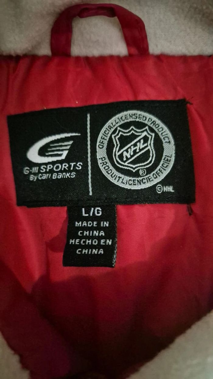 Veste rouge NHL red wings de détroit avec ceinture - photo numéro 13