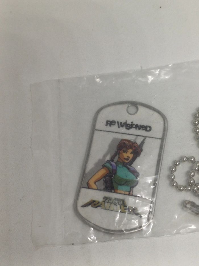 Rare Tomb Raider Lara Croft, Dog Tag numéro 7 - 2007 Gametap Re\Visioned sdcc - photo numéro 3