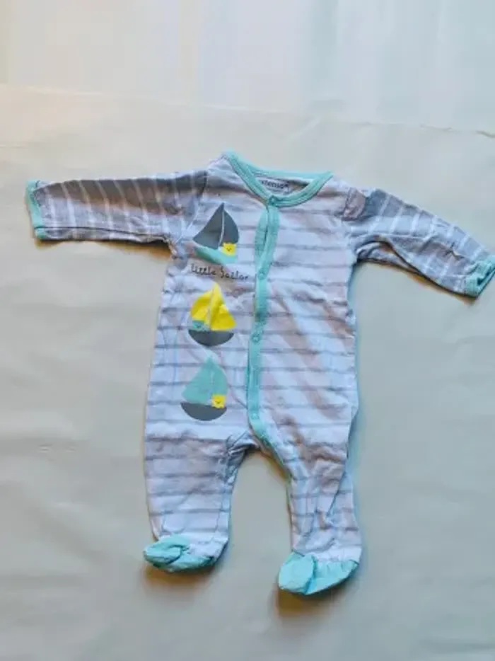 Lot 8 pyjamas garçon 1 mois - photo numéro 2