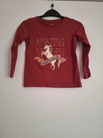 Tee shirt licorne 4/5ans