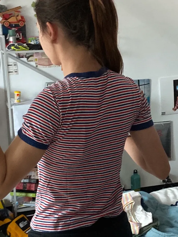 T-shirt a rayure - photo numéro 2