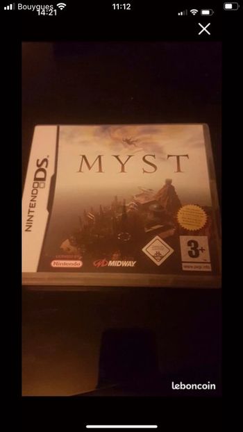 Jeu vidéo Myst sur console Nintendo Ds