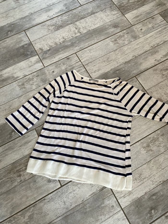 Haut top blouse manches trois quarts - photo numéro 3