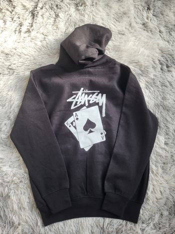 Sweat-shirt Stüssy Rework [NEUF] - Design Iconique - Taille S - Noir