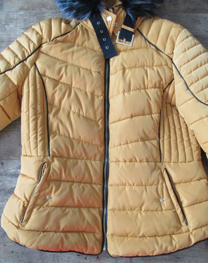 manteau moutarde taille 48 CISSY & CO - photo numéro 4