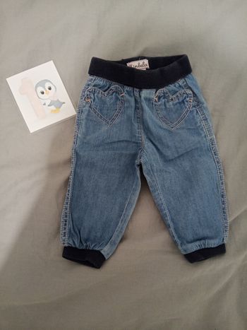 Pantalon bleu 1 mois