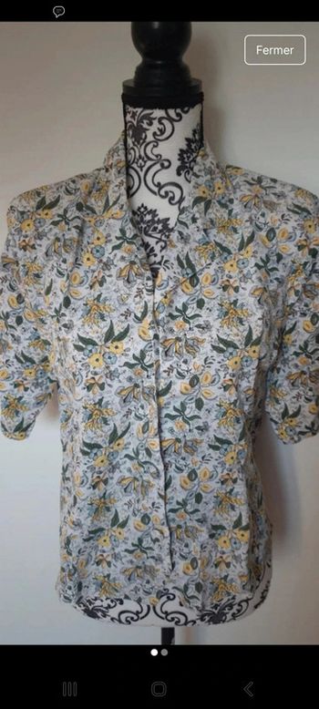 Chemisier fleuri