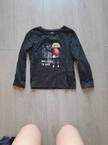 T.shirt manches longues Kiabi eco conception 6 ans