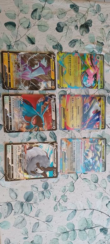 Lot cartes jumbos pokémon 