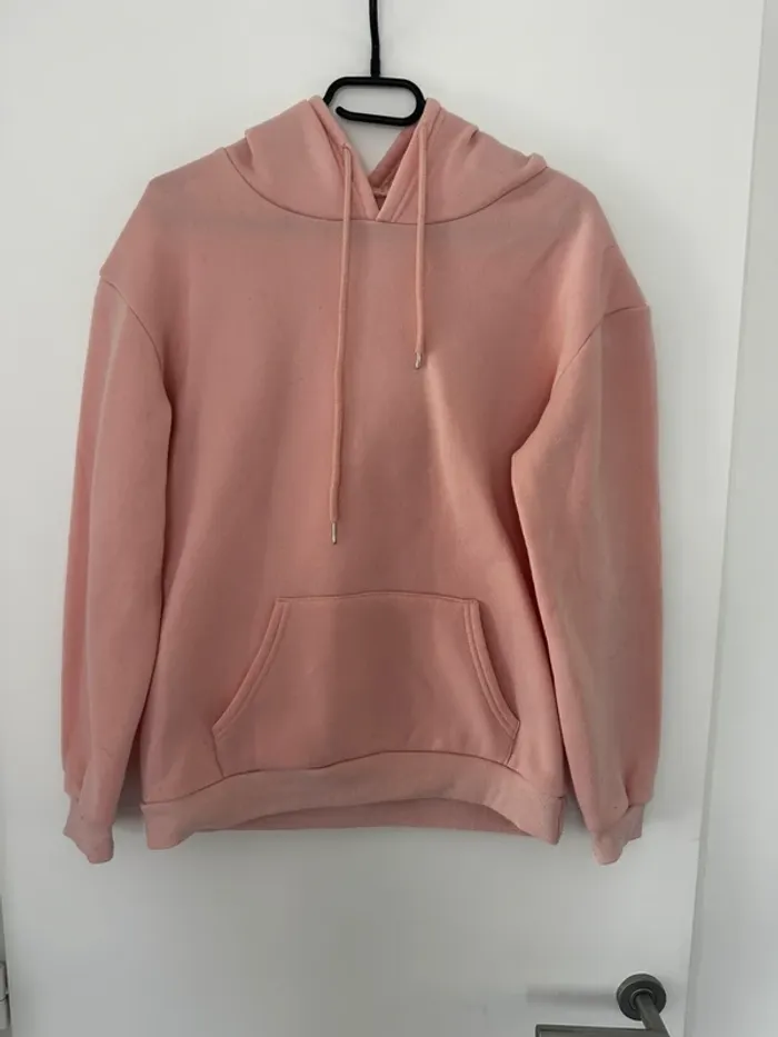 Sweat rose à capuche - photo numéro 4