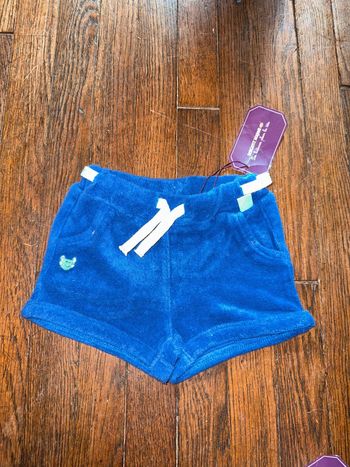 Short éponge sergent major 3 mois Neuf