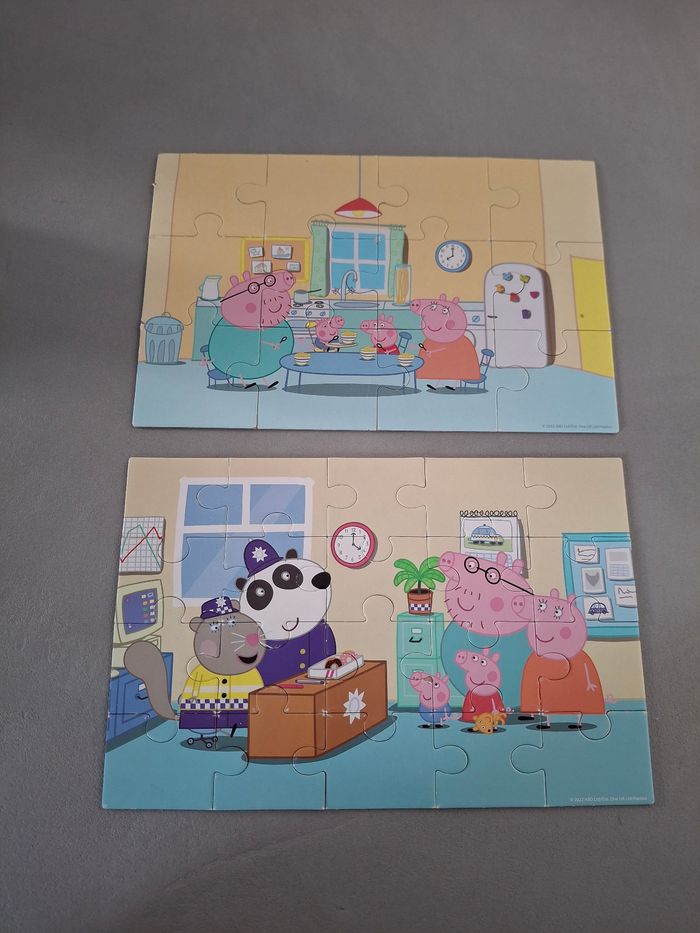 Lot de 5 puzzles Peppa Pig 3ans - photo numéro 2