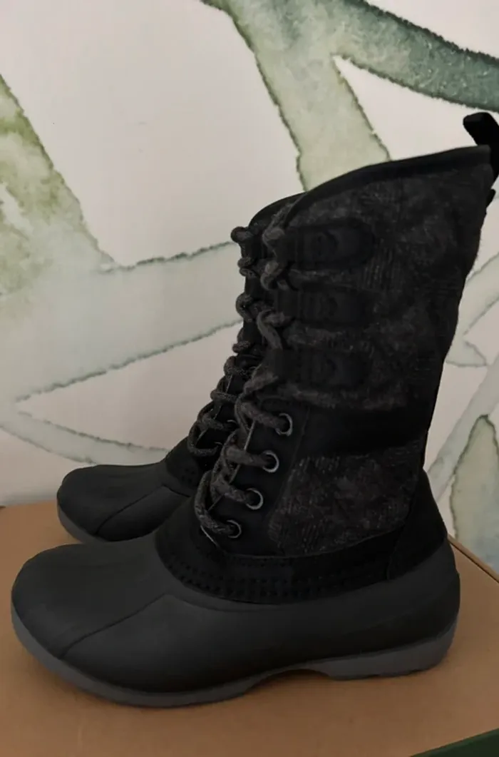 Botte de neige fourrées Kamik noir gris après ski - photo numéro 2