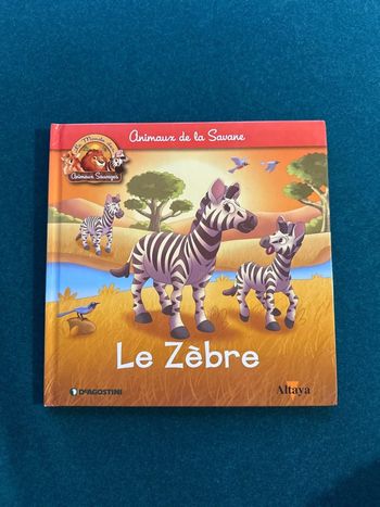 Livre le zèbre, livre jeunesse, Altaya livret, numéro 5