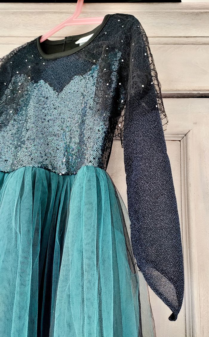 Robe sorcière sequins tulle - photo numéro 3