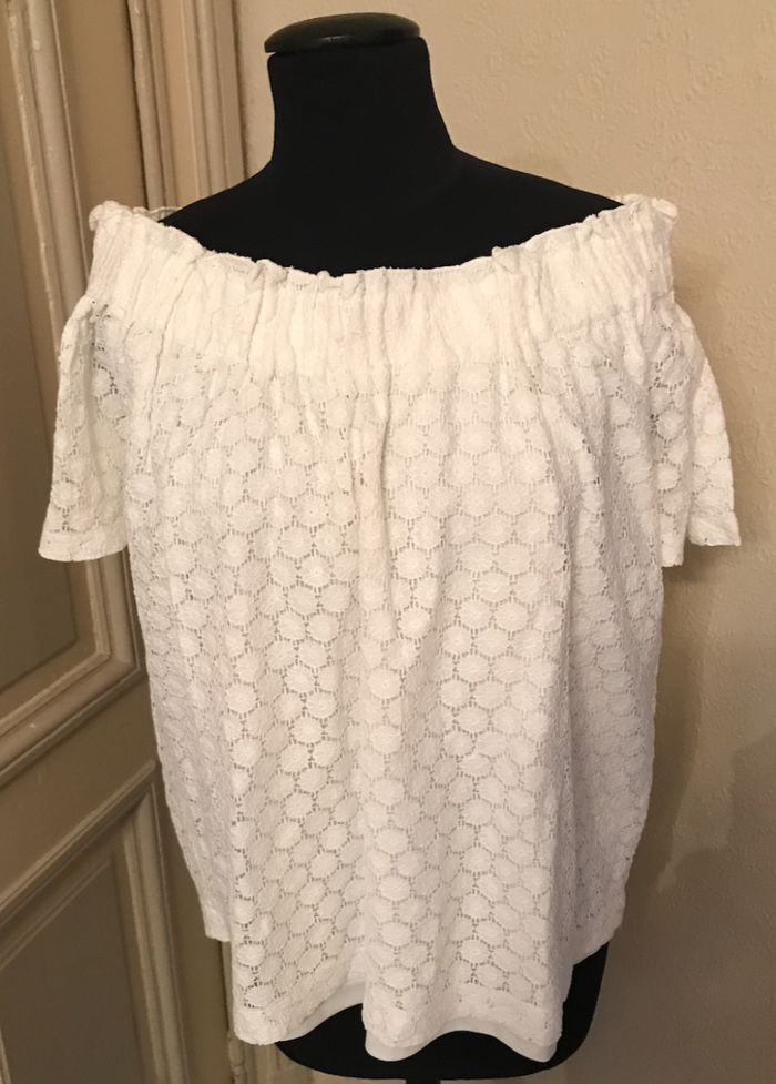 BLOUSE "BLENDSHE" BLANCHE - TAILLE : S