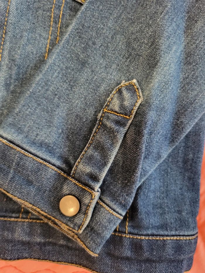 Veste jean bleue marine - photo numéro 3