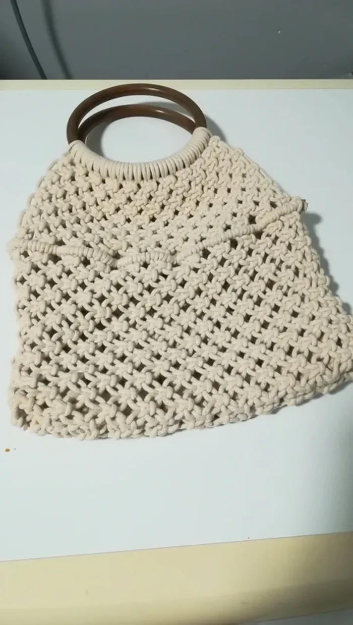 sac à main en macramé - photo numéro 2
