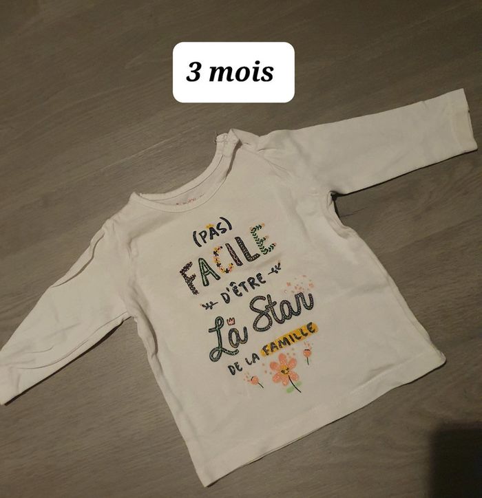 Maillot t-shirt 3mois