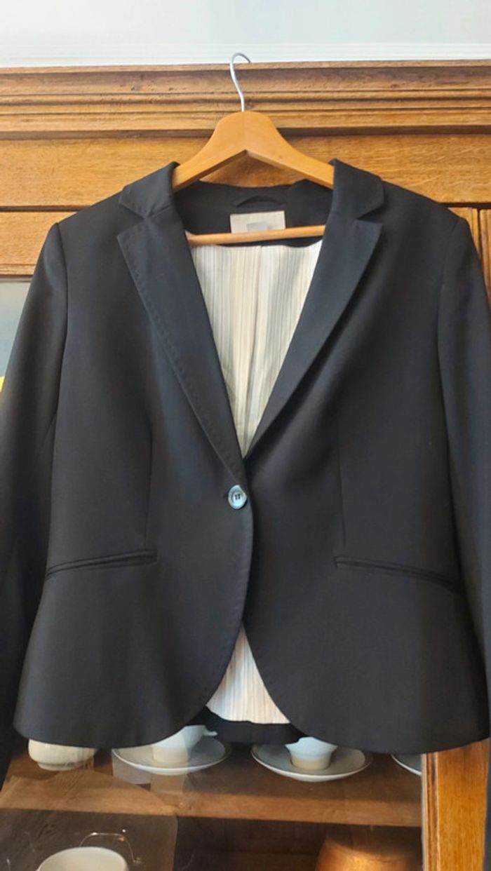 Blazer noir H&M eur 42 - photo numéro 4