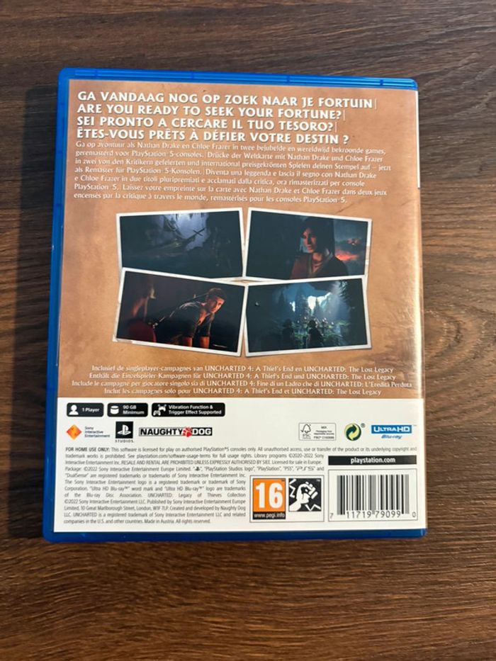 Uncharted Legacy of Thieves Collection PS5 | Comme neuf - photo numéro 2