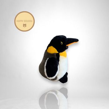 Peluche Pingouin Manchot noir et jaune A839