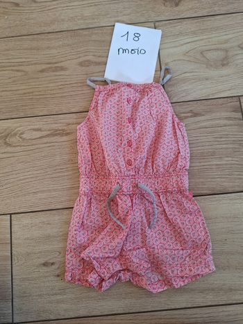 Combi-short 18 mois fille été 